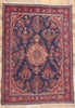 7 x 10 Vintage Persian Mehraban Rug 76024