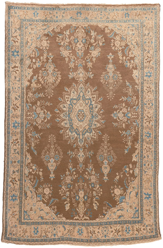 7 x 11 Vintage Persian Hamadan Rug 76088