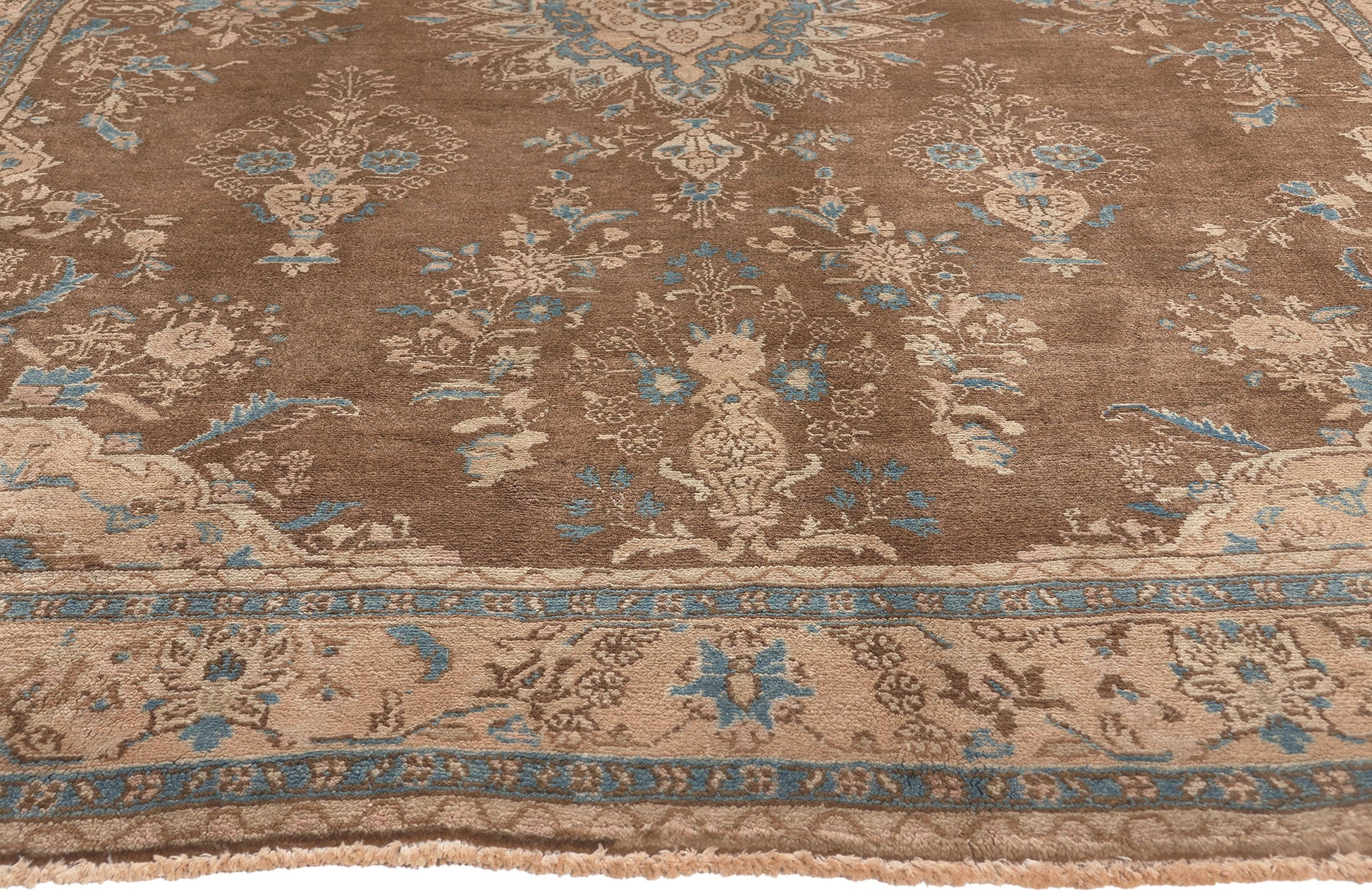 7 x 11 Vintage Persian Hamadan Rug 76088