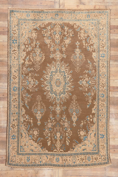 7 x 11 Vintage Persian Hamadan Rug 76088