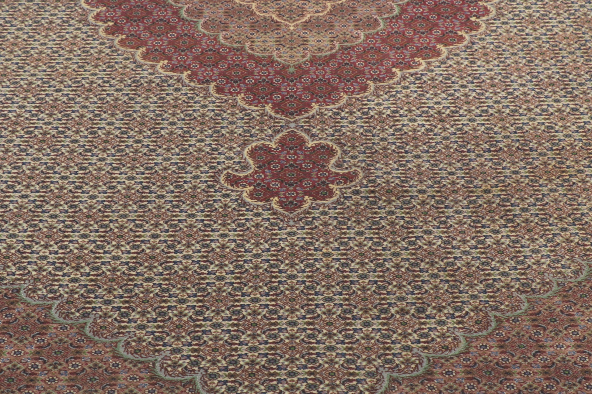 7 x 11 Vintage Persian Tabriz Rug 77368