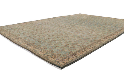 7 x 9 Vintage Persian Qum Rug 61004
