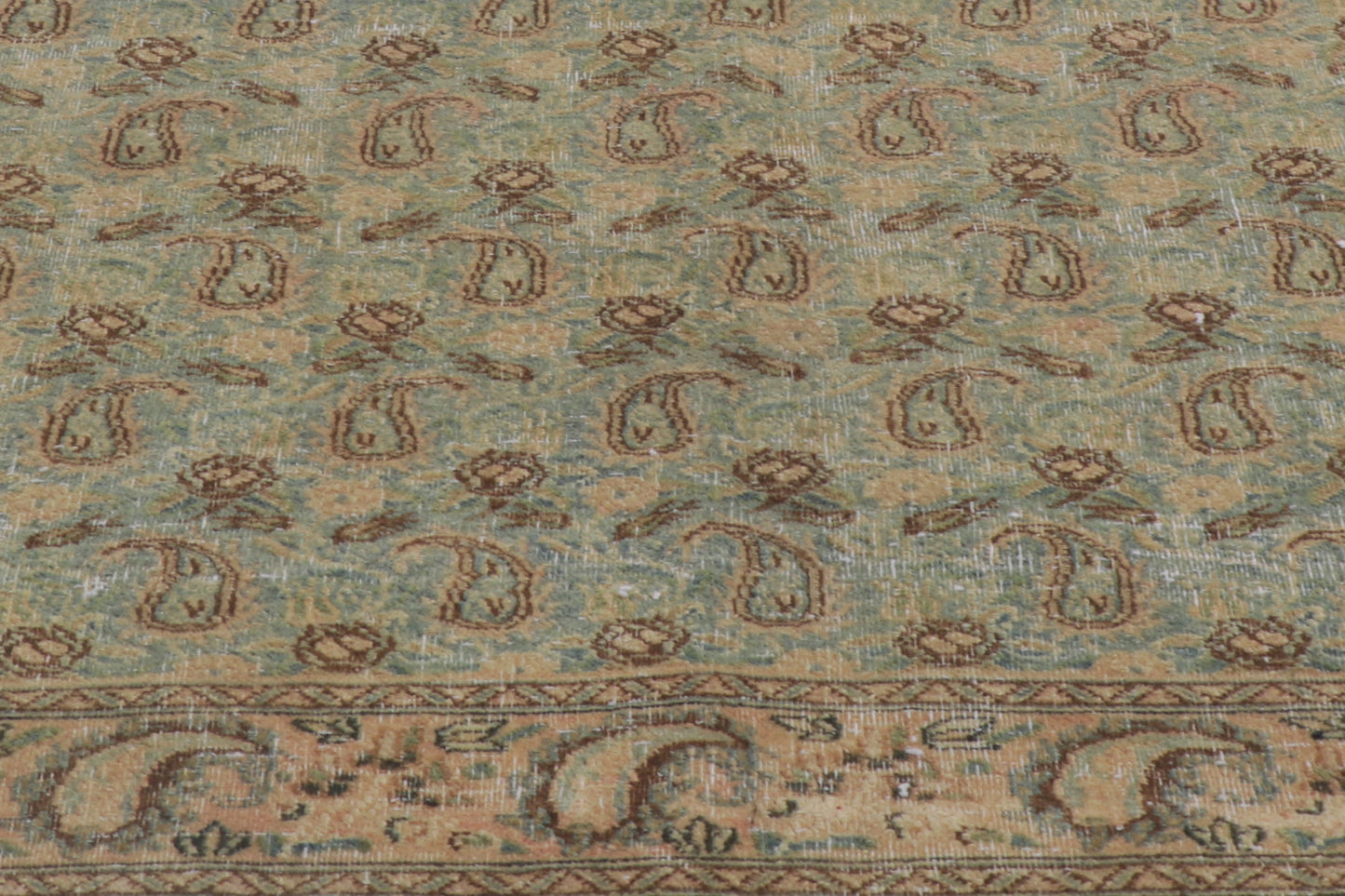7 x 9 Vintage Persian Qum Rug 61004