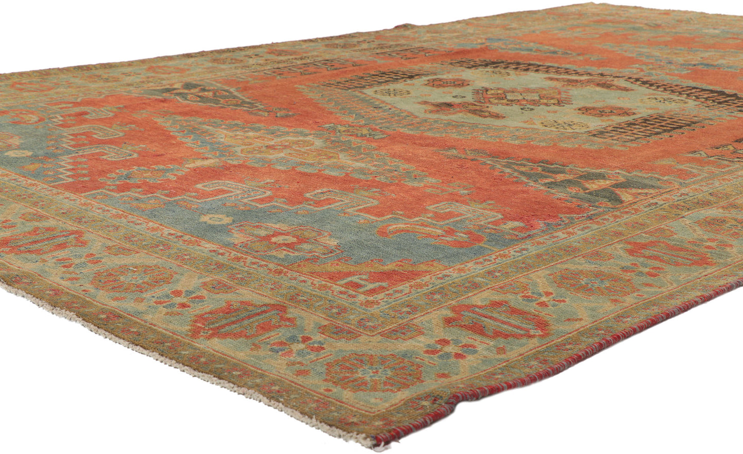 8 x 11 Vintage Persian Viss Rug 53737