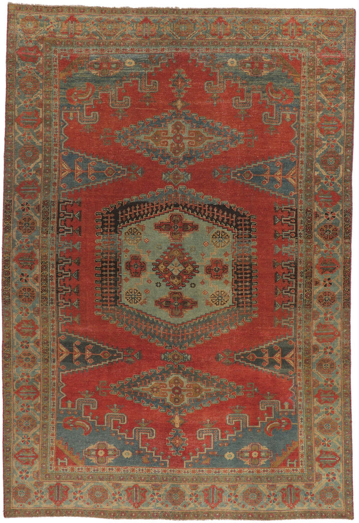 8 x 11 Vintage Persian Viss Rug 53737