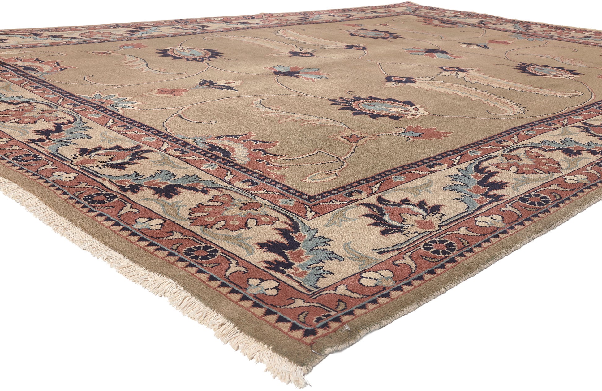 8 x 12 Vintage Persian Mahal Rug 75086