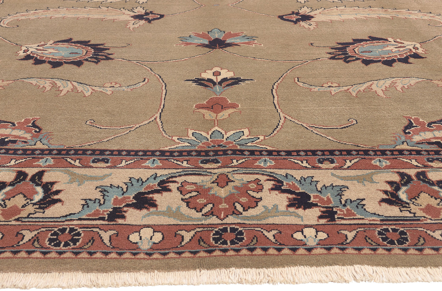 8 x 12 Vintage Persian Mahal Rug 75086
