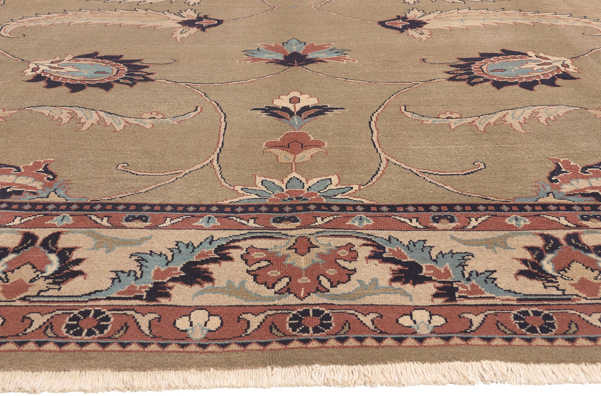 8 x 12 Vintage Persian Mahal Rug 75086