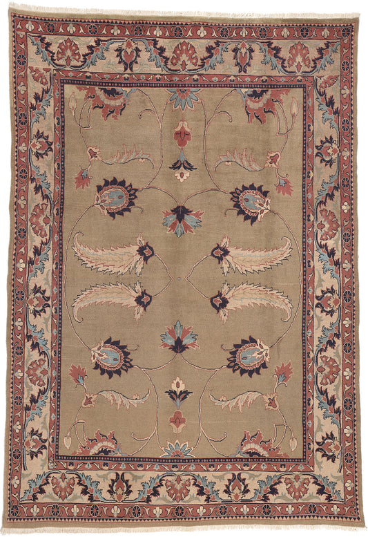 8 x 12 Vintage Persian Mahal Rug 75086