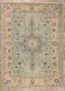 8 x 12 Vintage Persian Kashan Rug 73574