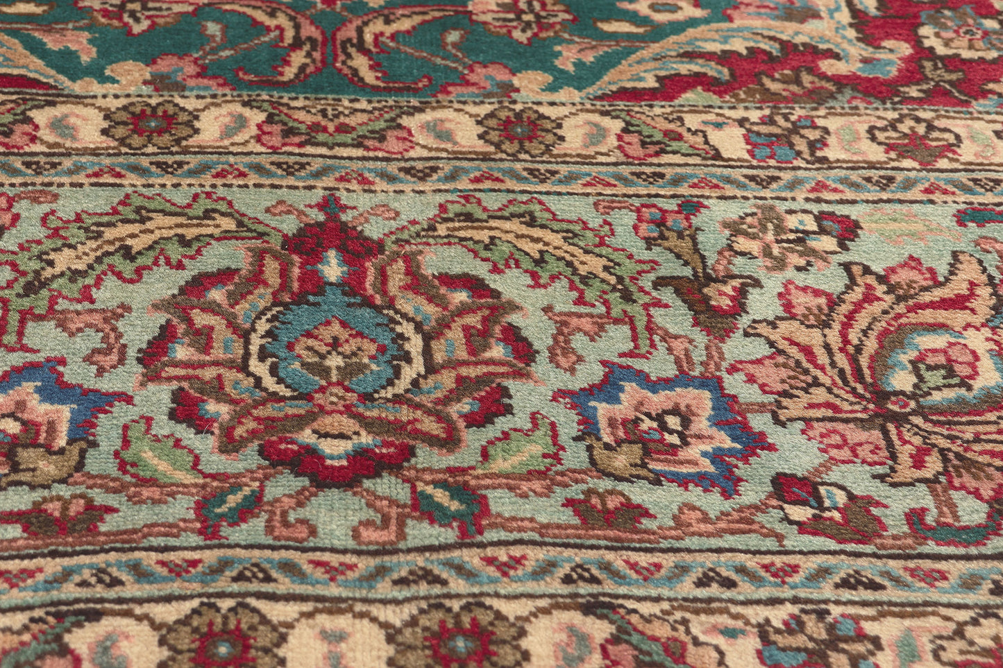 8 x 12 Vintage Persian Tabriz Rug 75351