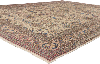 8 x 12 Vintage Persian Tabriz Rug 75093