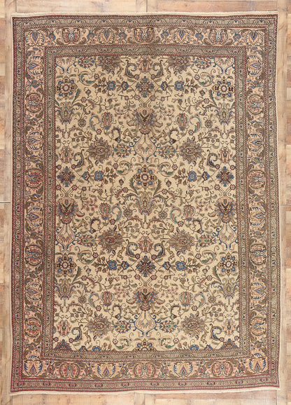 8 x 12 Vintage Persian Tabriz Rug 75093