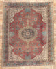 9 x 11 Vintage Persian Tabriz Rug 75544