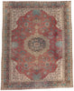 9 x 11 Vintage Persian Tabriz Rug 75544