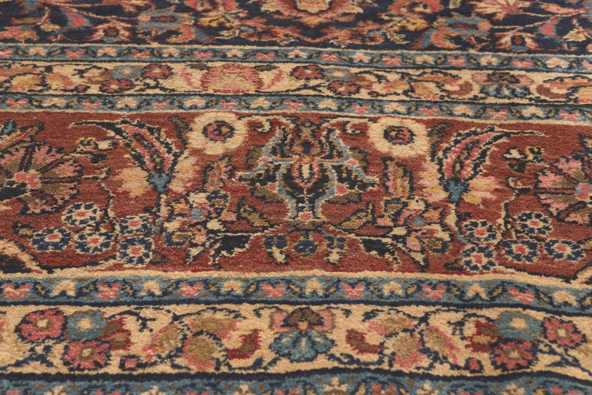 9 x 12 Antique Persian Hamadan Rug 76597