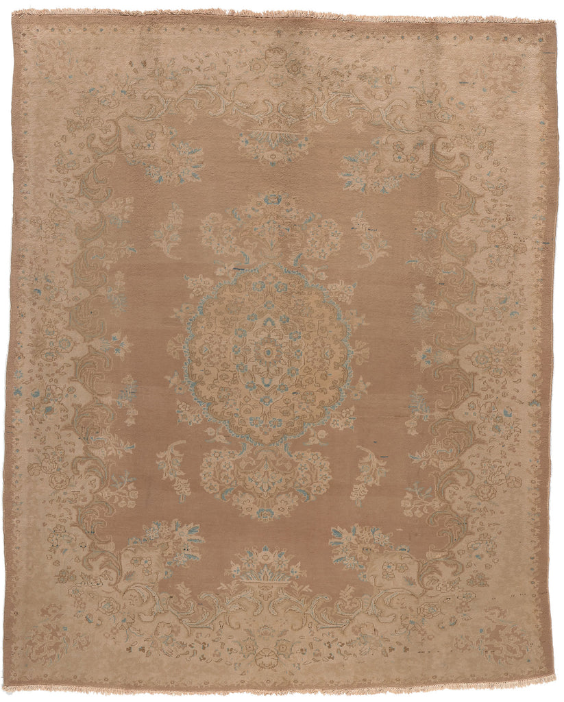 8 x 9 Vintage Persian Sarouk Rug 75606