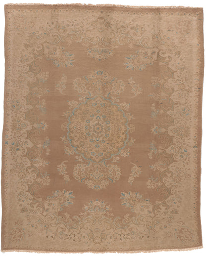 8 x 9 Vintage Persian Sarouk Rug 75606