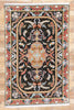 5 x 8 Vintage Persian Silk Qum Rug 78903
