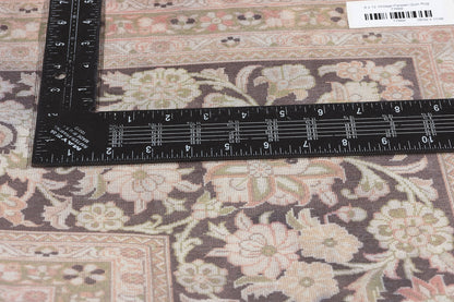 8 x 12 Vintage Persian Silk Qum Rug 77669