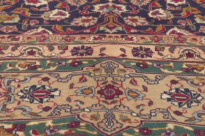 10 x 13 Vintage Persian Tabriz Rug 60714