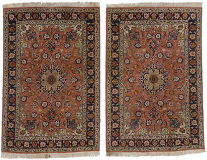 3 x 5 Vintage Persian Tabriz Rug 78703