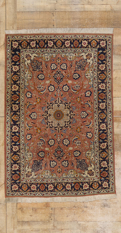 3 x 5 Vintage Persian Tabriz Rug 78703