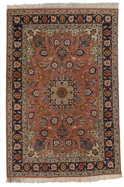 3 x 5 Vintage Persian Tabriz Rug 78703
