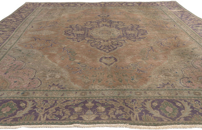 7 x 10 Antique Persian Tabriz Rug 74850