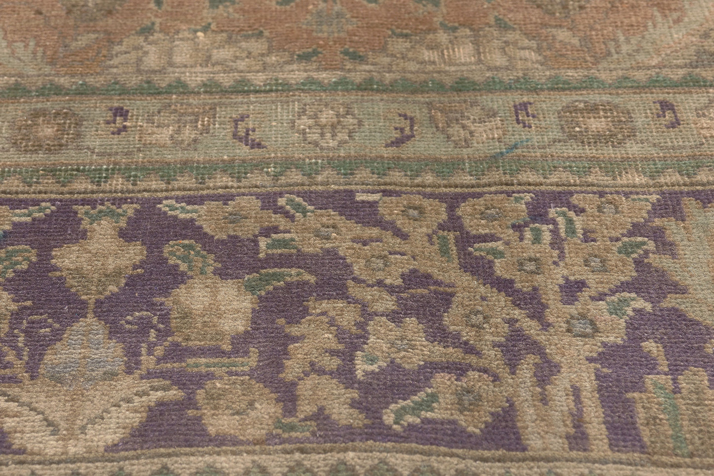 7 x 10 Antique Persian Tabriz Rug 74850