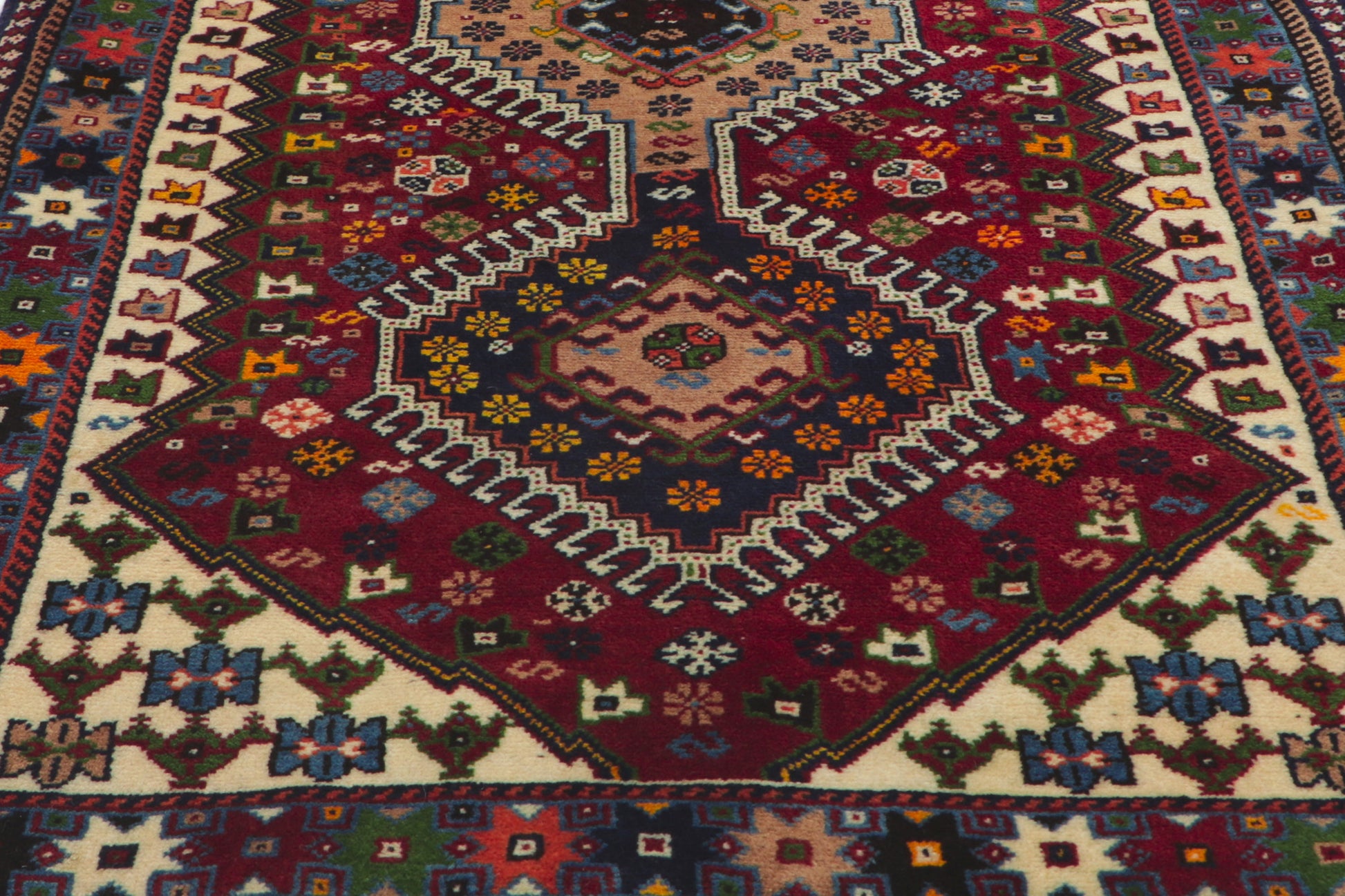 3 x 11 Vintage Persian Shiraz Rug 61044