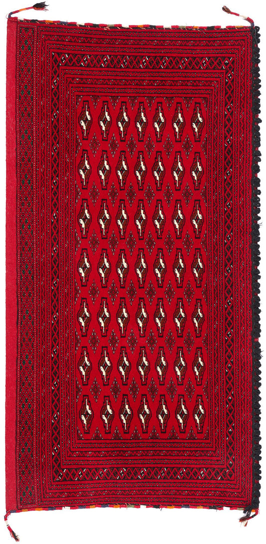 2 x 4 Vintage Persian Turkoman Rug 78907
