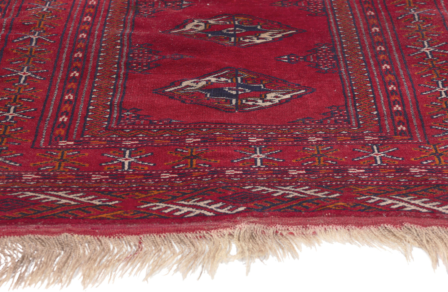 3 x 4 Vintage Persian Turkoman Rug 78705