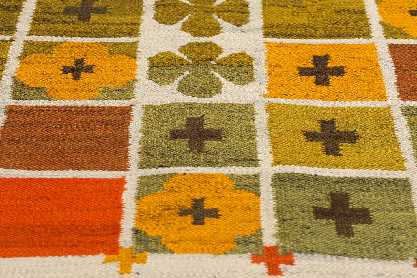 5 x 6 Nordiska Kompaniet Vintage Polish Rollakan Rug 78280
