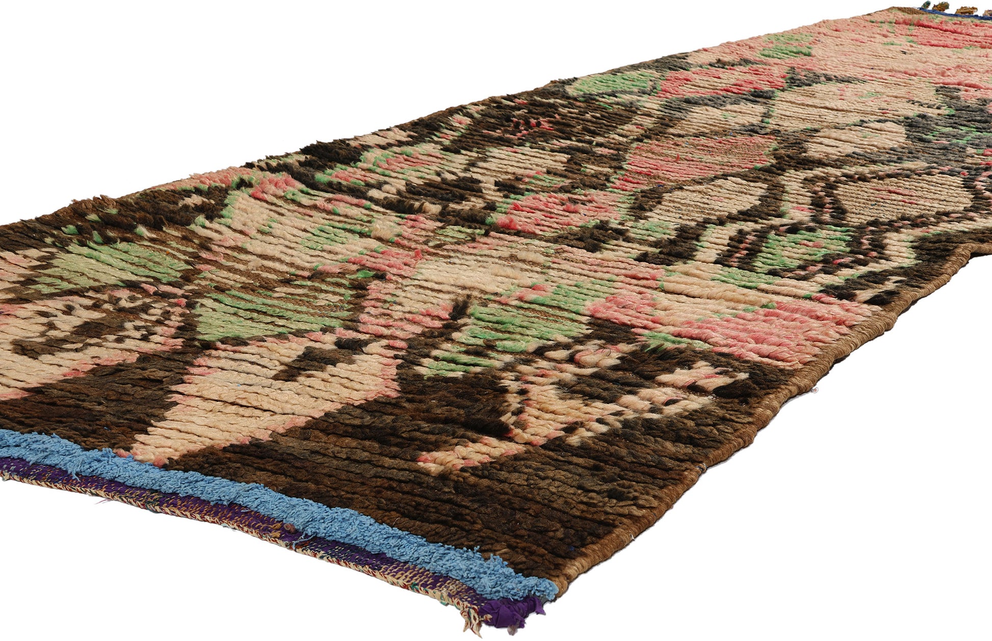 3 x 9 Vintage Boujad Moroccan Rug 21835