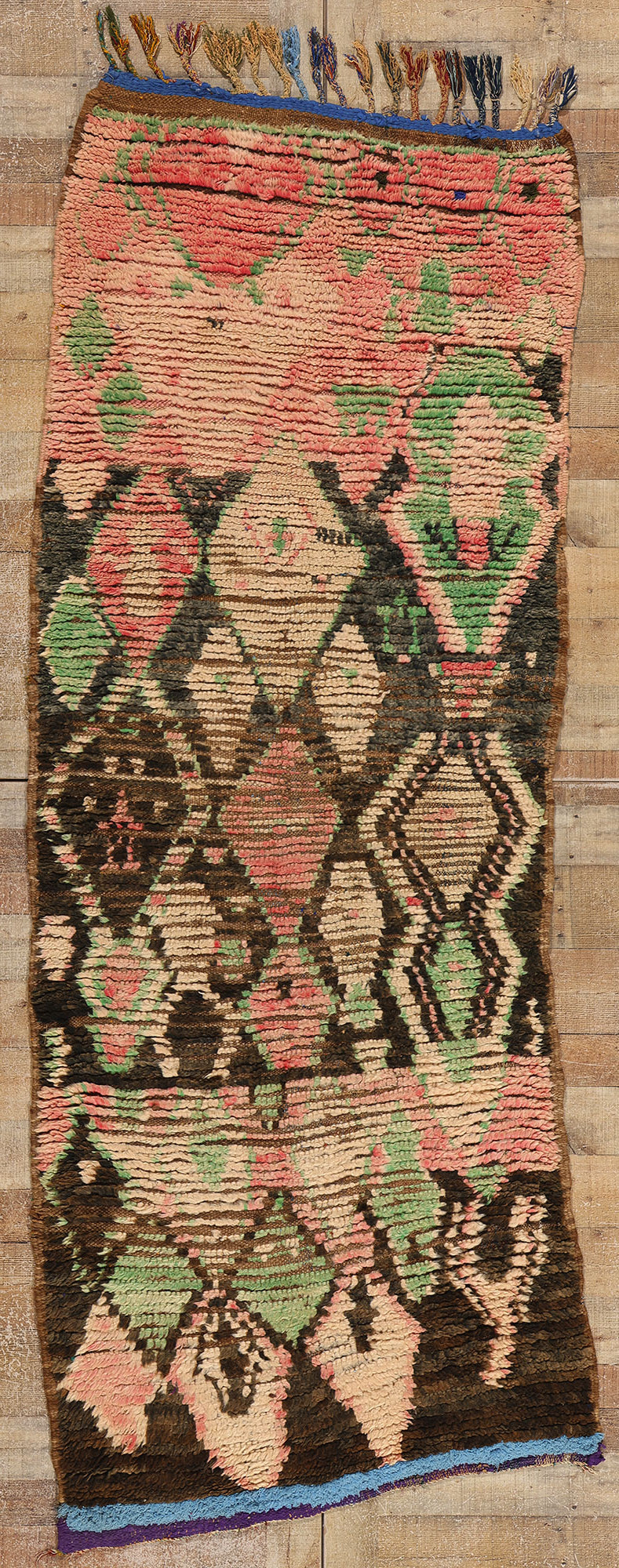 3 x 9 Vintage Boujad Moroccan Rug 21835