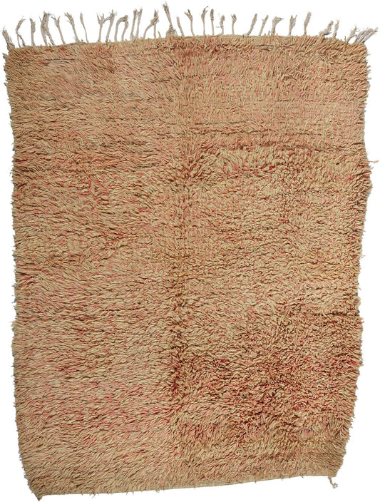 5 x 7 Vintage Pink Boujad Moroccan Rug 21806