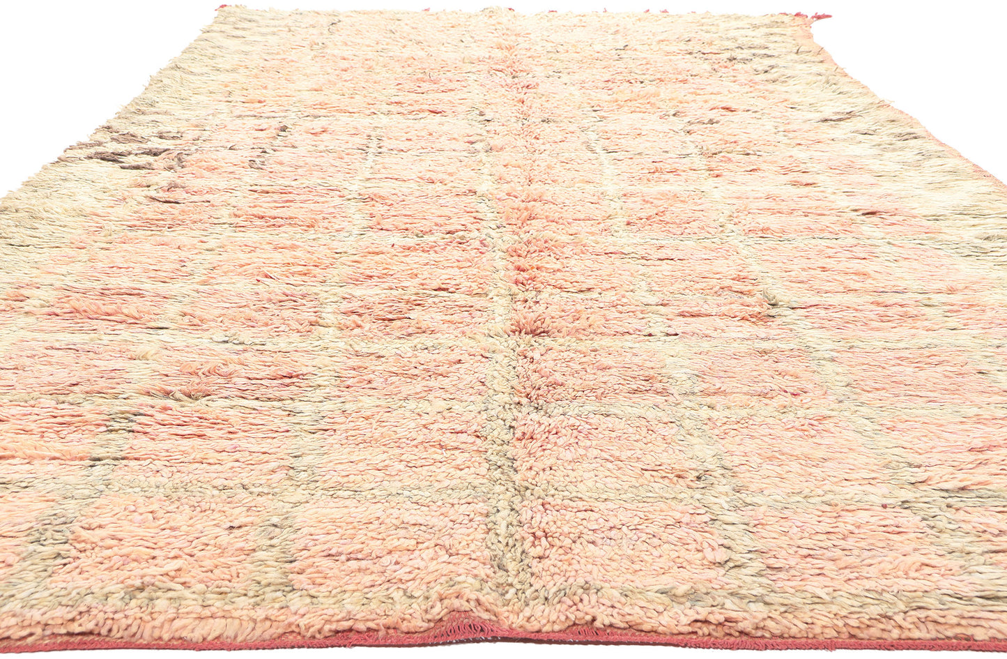 6 x 11 Vintage Pink Boujad Moroccan Rug 21436