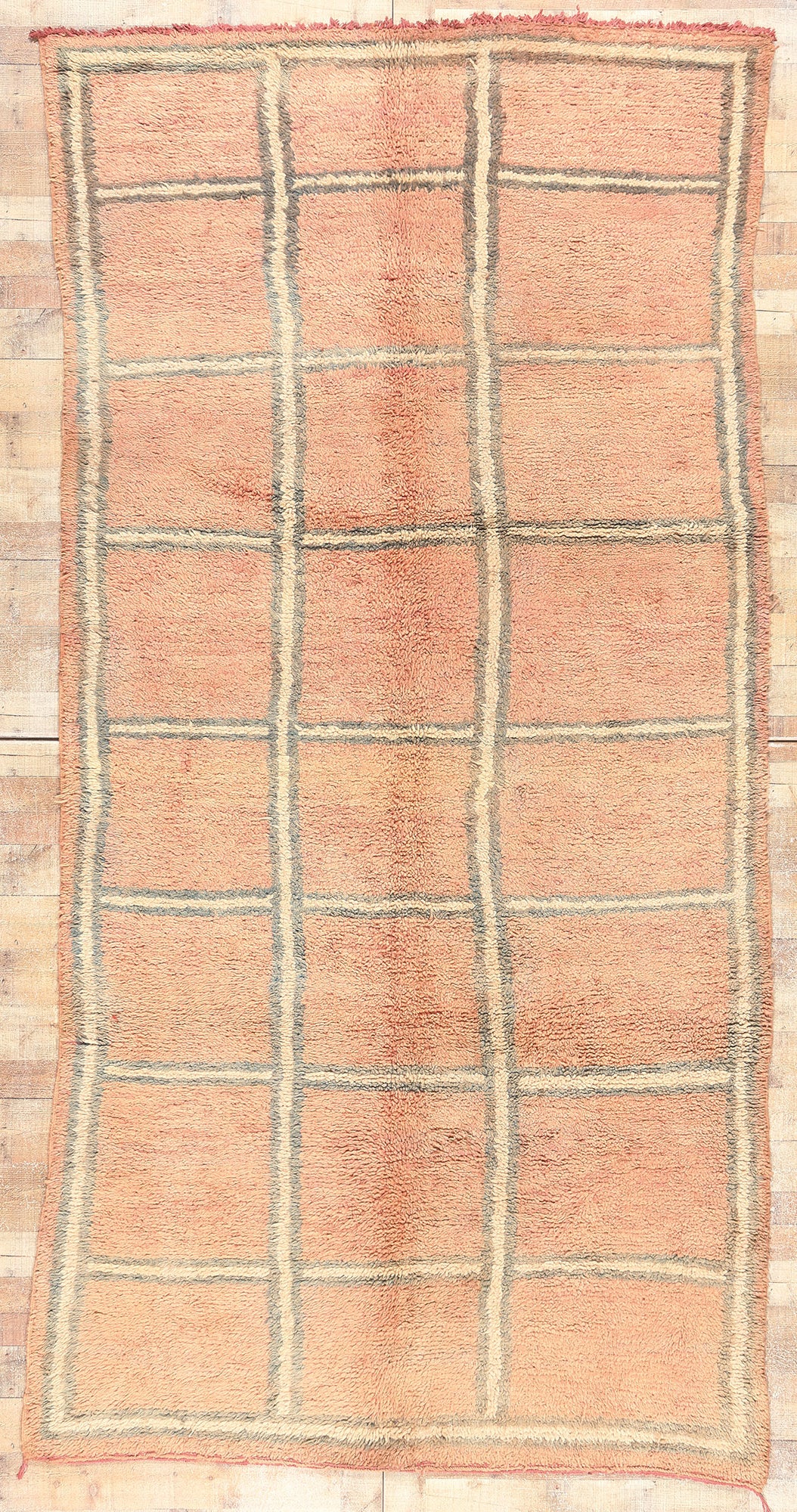 6 x 12 Vintage Pink Boujad Moroccan Rug 20950