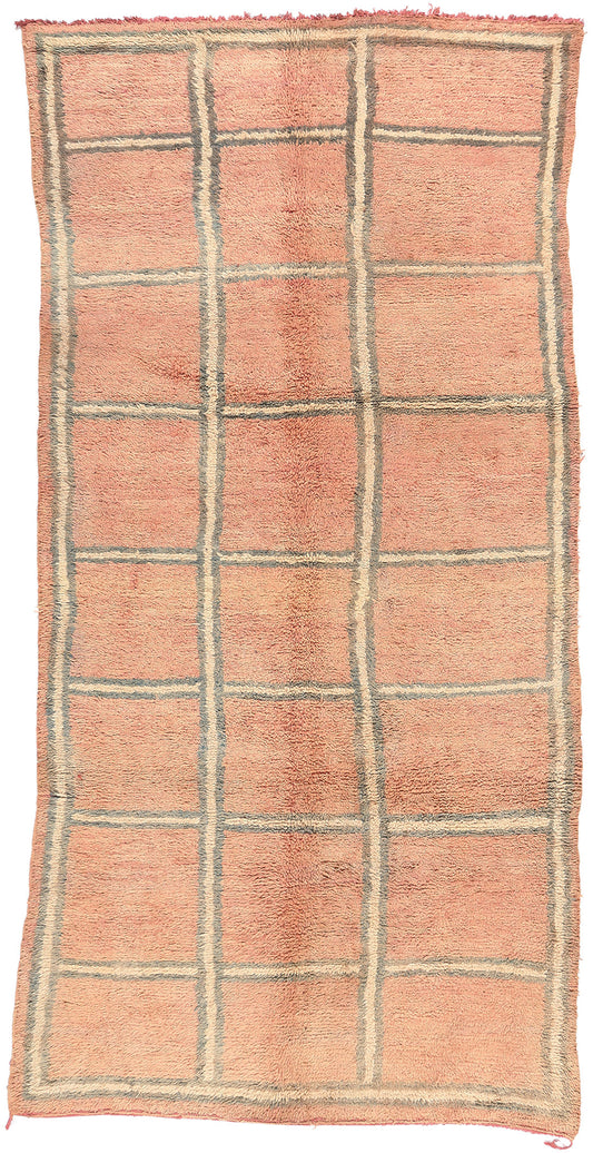6 x 12 Vintage Pink Boujad Moroccan Rug 20950