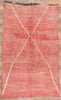 6 x 9 Vintage Pink Boujad Moroccan Rug 21484