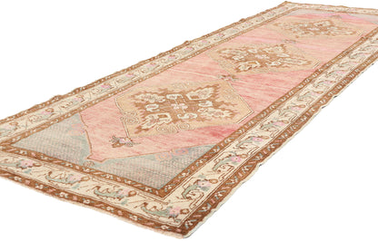 3 x 10 Vintage Pink Turkish Oushak Rug 52805