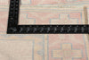 3 x 4 Vintage Pink Turkish Oushak Rug 53930