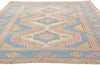 5 x 7 Vintage Pink Turkish Oushak Rug 53939