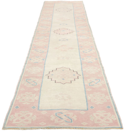 2 x 12 Vintage Pink Persian Hamadan Rug 53942