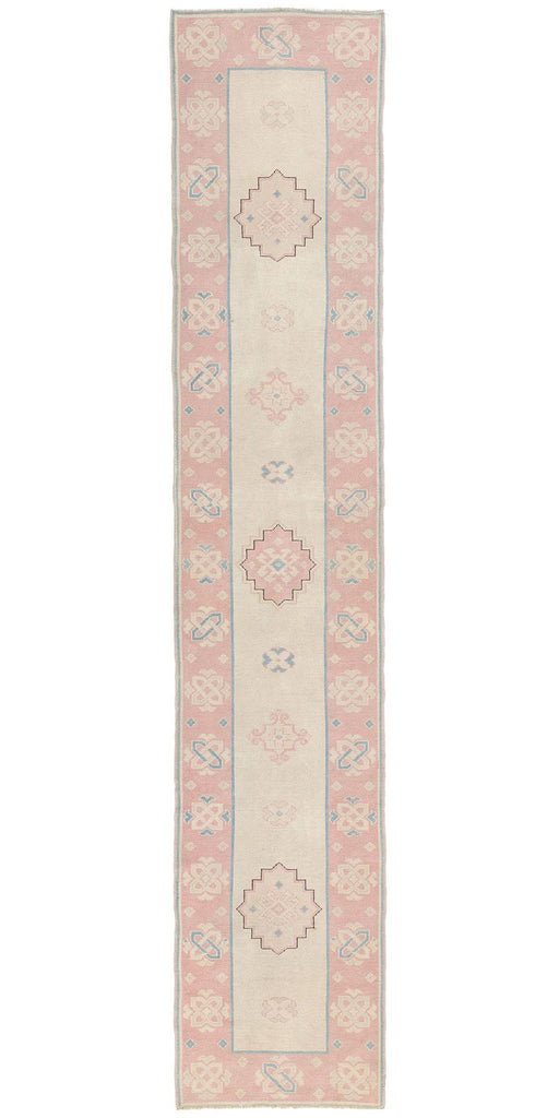2 x 12 Vintage Pink Persian Hamadan Rug 53942