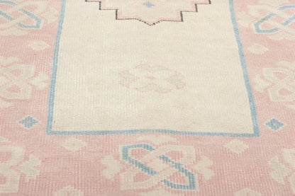 2 x 12 Vintage Pink Persian Hamadan Rug 53942