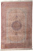 4 x 6 Vintage Persian Silk Qum Rug 78681