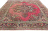 7 x 10 Vintage Pink Persian Tabriz Rug 76465