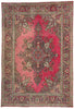 7 x 10 Vintage Pink Persian Tabriz Rug 76465